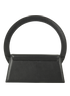Le Sac Rond, £250, Handbags, Black, Leather, Back view